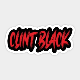 Clint Black Sticker